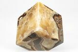 Wide, Polished Septarian Cube - Utah #207784-2